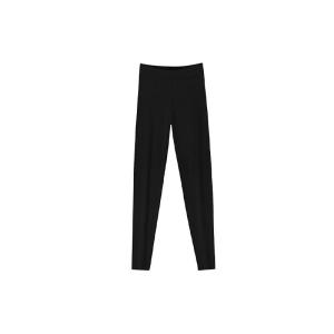 Womens Fleece Lined Thickened Wool Sharkskin Tight Pants Spring Autumn Casual Long Trousers Comfortable Warm Base Layer Pants