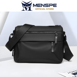 MENSPE Mens Shoulder Bag Fashion Messenger Bag Travel Bag Business Bag Large Capacity Cross Body Bag Waterproof Lightweight Casual Bag Leisure Sport Street Bag for College Student