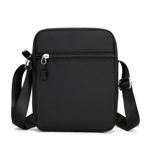 Simple Casual Mini Crossbody Bag Mens Nylon Small Shoulder Bag For Men Oxford Messenger Phone Side Sling Bag Husband Chest Pack