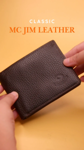Mc Jim Billfold Leather Wallet w/ flap