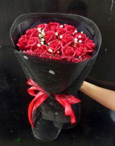 Bó hoa sáp thơm phong cách gói Hàn Quốc tặng thiệp miễn phí đơn giản dễ vận chuyển thích hợp tặng sinh nhật tốt nghiệp các ngày kỷ niệm ngày lễ 20-10 8-3 14-2