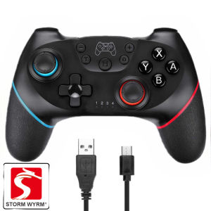 BSN | STORM WYRM Wireless Gamepad with Adjustable Turbo and Dual Vibration Functions for Switch/Switch Lite/Switch OLED