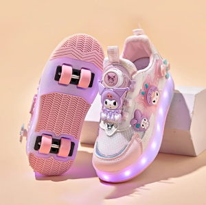 SHIYAN | Light-up 4-wheel Roller Skates for Kids – Beginner-Friendly with Flashing Wheels