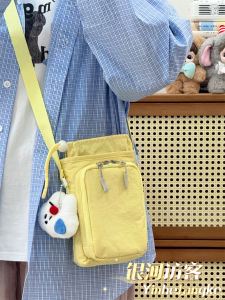 Outdoor Casual Lightweight Portable Drawstring Water Bottle Bag Small Crossbody Bag Womens Sporty Minimalist Handbag