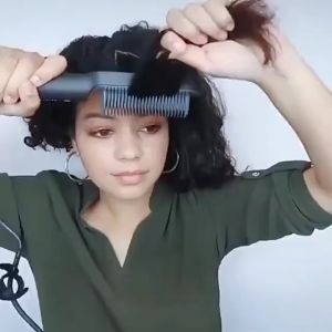 Beauty Hair Straightener Comb Hair Brush Hair Curler Professional Electric Curling Iron Hair Style Flat Iron Fast Heat not hurt Hair