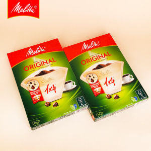 Melitta Coffee Filter Paper Drip Filter Coffee Fan Shape 1x4 Coffee Brewing Tools High Quality Restaurant Grade