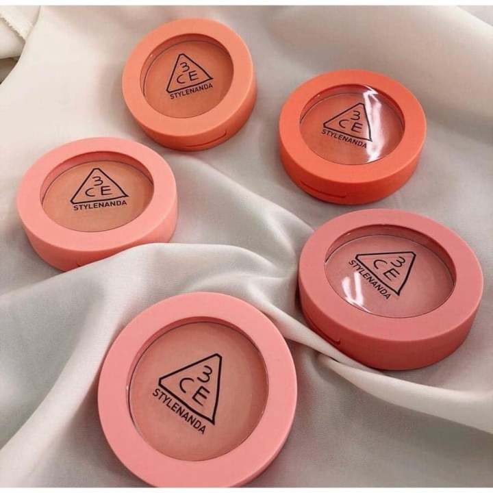 Phấn Má Hồng 3CE MOOD RECIPE FACE BLUSH ROSE BEIGE MONO PINK PEACH SPLASH DELECTABLE CITY MAUVE [HÀNG CHÍNH HÃNG]