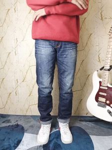 Celana Panjang Jeans Pria Dewasa Keren Retro Paint Bahan Melar Dan Premium Lexis Denim LEX03S