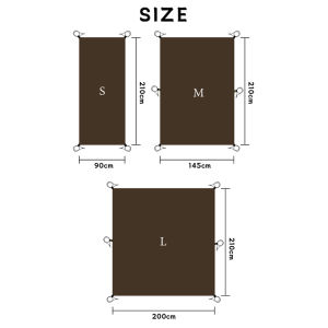 Outdoor Portable Sunshade Moisture-proof Camping Picnic Mat 210D Multi-functional Tent Cloth Floor Mat for Hiking Travel