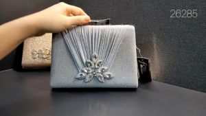 Clutch Pesta Wanita Farnell Import Tas Pesta Kondangan Diamond 2023-7/26285 Model Terbaru