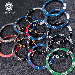 CHRONFA 38*30.5mm Ceramic For Sehorse/SUB Watch Bezel Insert Ring Slope NH35 NH34 GMT Diving Men DIY Watch Part Accessories