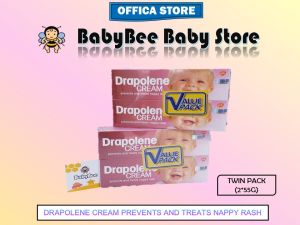 Drapolene Cream Prevents & Treats Nappy Rash (2 x 55g)