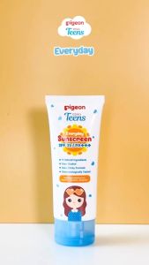 PIGEON TEENS Everyday Sunscreen SPF 35/PA+++ 30ml || Sunscreen Remaja Real SPF BPOM || No Whitecast || Non Sticky Formula