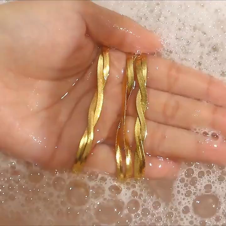 Fashion Gold Necklace 4mm 16/18/20 Inch Blade Necklace Snake Bone Chain Men's Women's Jewelry Gifts Twist Rope Chains Men Women Rose Gold Color Plated Necklace No Fade High Quality Jewelry Gifts SNAKE CHAIN STAINLESS STEEL QUALITY 18K Gold Stainles Steel