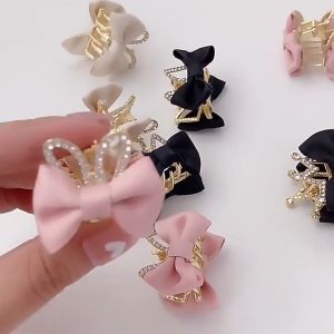 Jepit Rambut Korea Anak Perempuan Lucu Pita Kecil Aksen Mahkota Aksesoris Rambut Korean Style AK277