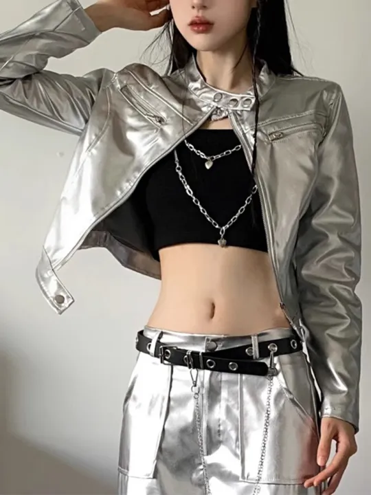 Hip%20Hop%20Jazz%20%7C%20Hip%20Hop%20Jazz%20Dance%20American%20Style%20Silver%20Shiny%20Leather%20Jacket%20And%20Pants%20Set%20-%20Image%205
