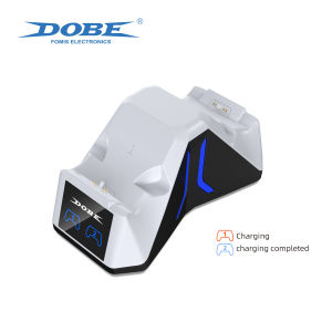 DOBE Dual Charging Station TP5-0563S for PS5 Controller with LED IndicatorsType-C PortWireless Fast DockAccessories