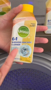 (Dettol สินค้าทดแทน)Urolu 6in1 Washing Machine Cleaner น้ำยาล้างถังเครื่องซักผ้าแบบน้ำ ใช้ได้ทั้งฝาหน้าและฝาบน 250ml