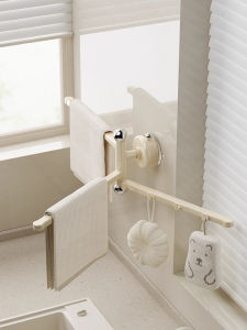 Kitchen Towel Rack Drain Rack Rotating Holder Storage Shelf New 2025 Adhesive Sponge Holder Luxury Style Cleaning Supply Organizer