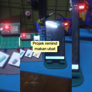 CUSTOMIZATION Arduino IoT Apps Blynk Project ESP32 Pill Reminder Set Alarm Clock Projek RBT Tahun Akhir FYP