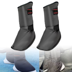Windproof Ankle Protector Motorcycle Riding Outdoor Skiing Plus Velvet Cold-proof Foot Covers Winter Warm Leg Covers Equipment