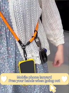 【SG Stock】Shield Monster Universal Lanyard Cross body Adjustable Strap Compatible with iPhone/Android手机挂绳