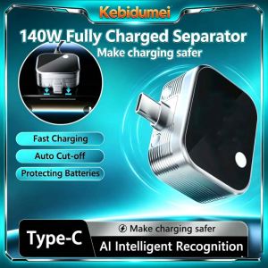 140W Type C Fully Charged Auto Separator Battery Overcharge Protector Fully Charged Intelligent Power-Off For Type-C Devices