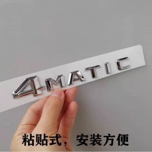 4matic E-Class Car Tail Badges Decorative Stickers Number Letter Decals for Mercedes-Benz Four-Wheel Drive Vehicle Stickers