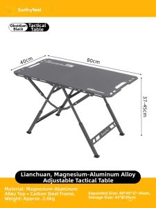 SUNNY FEEL | Lightweight Quick Setup Portable Folding Table