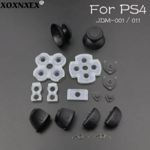 Replacement Full Button Kit For PS4 JDM‑001 JDM‑011 Controller Conductive Rubber Pad Thumb Stick L2 R2 Trigger Spring