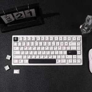 148 Keys Minimalist White Keycaps PBT Cherry Profile Dye Sublimation Keycaps For MX Mechanical Gaming Keyboard Keycaps