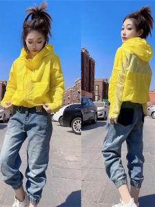 Lightweight Breathable Casual Short Womens Jacket Summer New Style Candy Color Sun Protection Clothes European Style Back Mesh