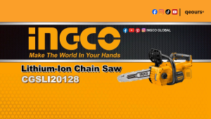 INGCO 20V 12" CORDLESS CHAINSAW | BRUSHLESS MOTOR | CGSLI201286 CGSLI20128