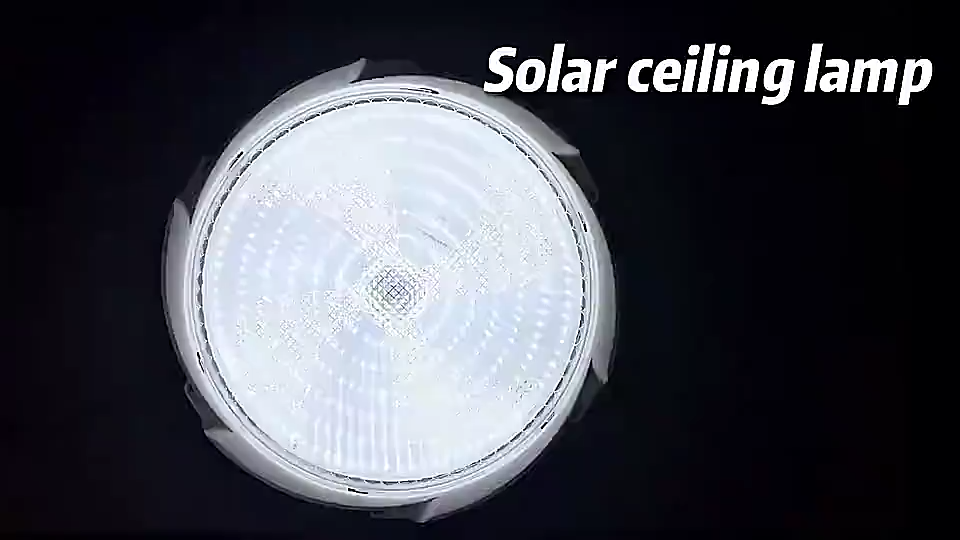 Solar Light Indoor Light Waterproof Solar Ceiling Light LED Light With Remote