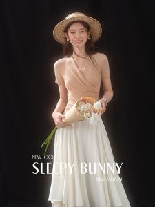 Áo Thun Tay Ngắn V-neck Co Dãn Từ Linen Tencel Wool