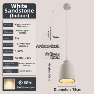 Craftsman Art | Modern Wabi-Sabi Style Minimalist Bar Restaurant Pendant Light