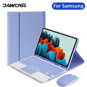 DANYCASE Vỏ bàn phím cảm ứng cho Samsung Galaxy Tab S10 FE S10 Lite S9 FE 10.9inch S6 Lite 10.4inch S7 S8 S9 11inch A11+ A9 Plus S7 + S8 + S9 + S9 Fe + S10 + 12.4inch Vỏ bàn phím máy tính bảng