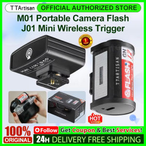 TTArtisan แฟลช J01กล้องถ่ายรูปแบบพกพา M01ไร้สายขนาดเล็กทริกเกอร์แฟลชวิดีโอถ่ายภาพสำหรับ Sony สำหรับ Canon Nikon Panasonic Fuji