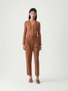 ICICLE | Cotton Fine Twill Tapered Pants