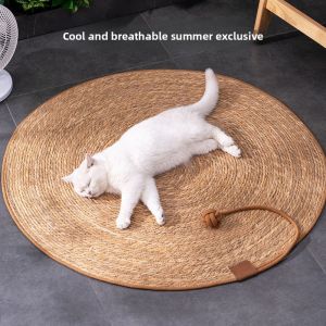 MONLEYTA | Cat Bed Summer Cooling Mat Four Seasons Universal Pet Cooling Pad Cat Sleeping Nest Cat Mat For Sleeping Ice Mat Summer