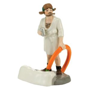 Brightly Lit Building Christmas Santa Claus Car House Village Holiday Garage Decoration Griswold Villa Home Desktop Figurines