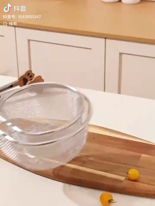 18cm Stainless steel frying basketcolanderkitchen cooking noodlesfrying hot potwashing vegetableoil draining spoon