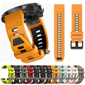 Sport Silicone Strap for Garmin Fenix 8 Pro 47mm 51mm E 7 7X/Epix Pro/6 6X/Enduro 3 Soft Bracelet 22/26mm Quickfit Official Band