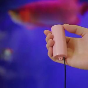 USB Aquarium Oxygen Air Pump Silent Air Compressor Aerator with Hose and Airstone for Fish Tank Aquarium