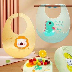 Lightweight and Adjustable Silicone Bib for Kid Feeding - Dooping Bib for Kids