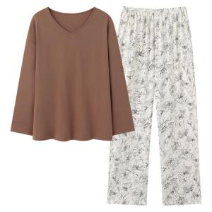 Bộ đồ ngủ nữ MiiOW làm bằng vải cotton dài tay thoải mái