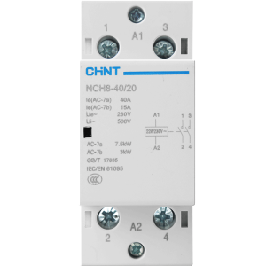 CHNT | Cầu dao AC gắn ray 220V gia dụng nhỏ NCH8 một pha ba pha 2520/4063 rơle 24V