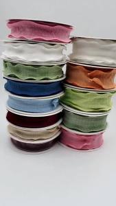 Bow Hair Accessories Handmade Decoration Fabric DIY 10 Yards/Roll Wrinkled Lace edge Ribbons Flower Gift Packing Drop Shipping