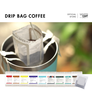 [INDIVIDUAL PACK] WHITE CART DRIP COFFEE | 10g/pack | 100% Arabica Coffee Beans