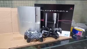 PS3 Fat 500GB (Perak) - Konsol Gaming Klasik